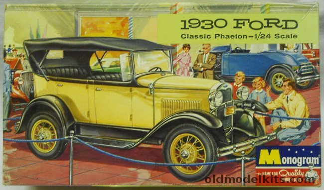 Monogram 1/24 1930 Ford Model A Phaeton Classic - Four Star Issue, PC116-150 plastic model kit